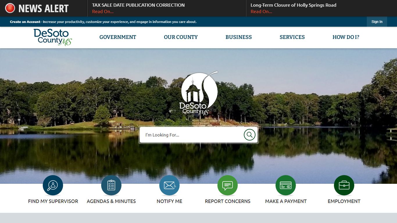 Online Records | DeSoto County, MS - Official Website